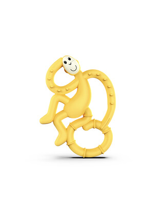 Matchstick Monkey Mini Monkey Teether - Yellow